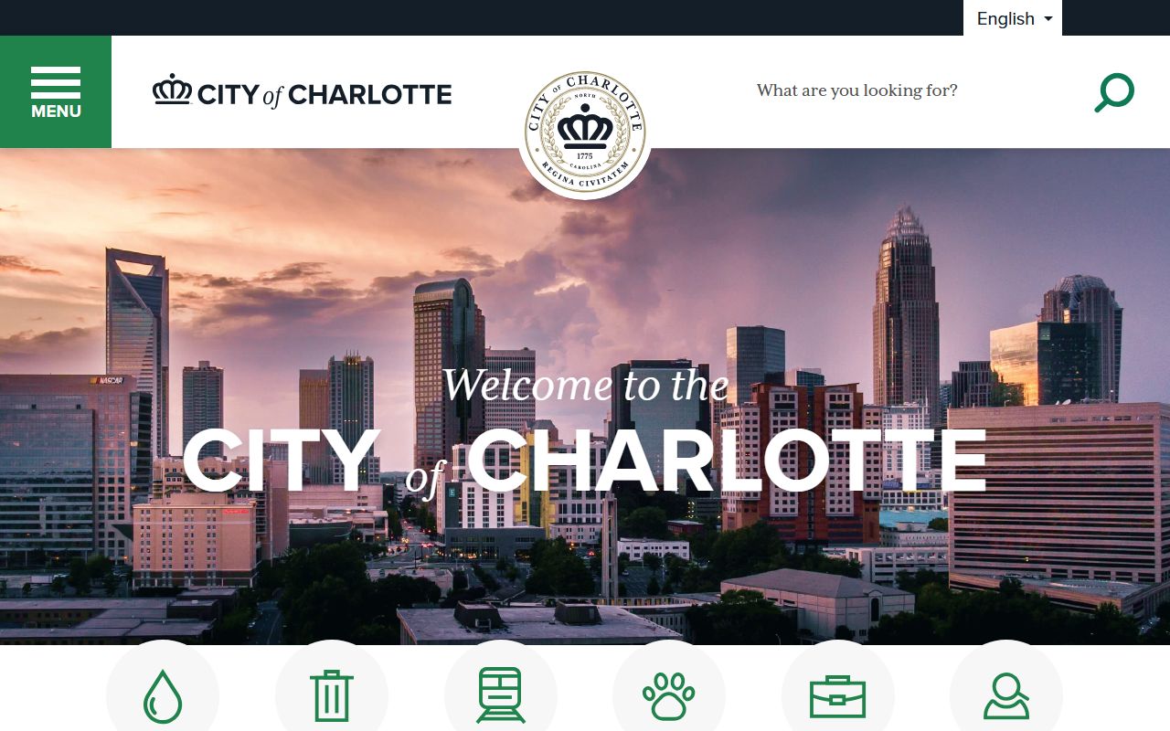 Charlotte property tax records search at the city services portal