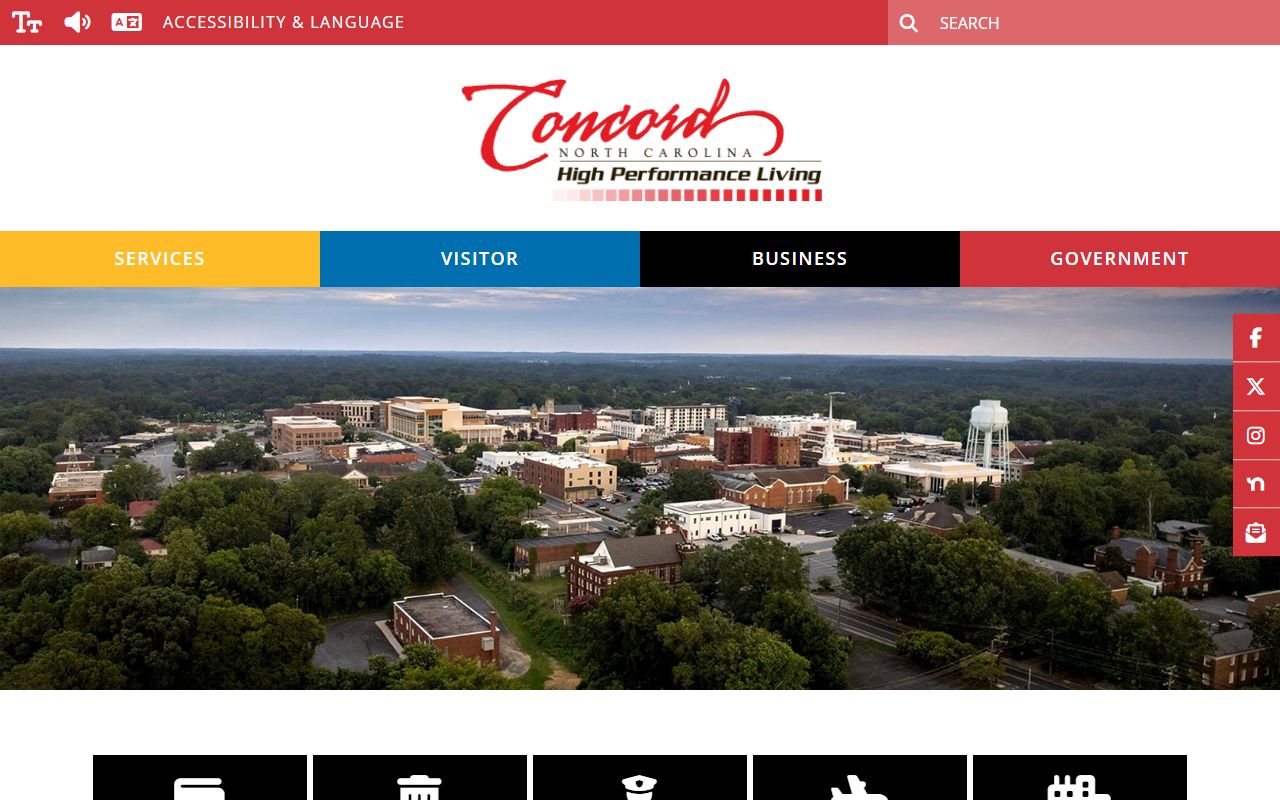 City of Concord property tax records and related resources