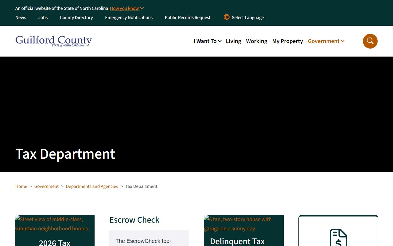 High Point property tax records through Guilford County