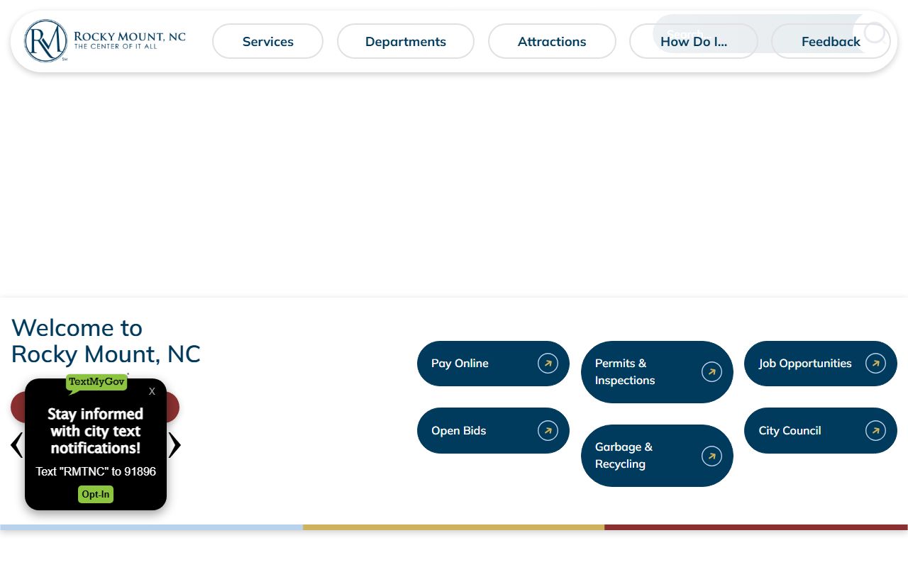 City of Rocky Mount North Carolina property tax records