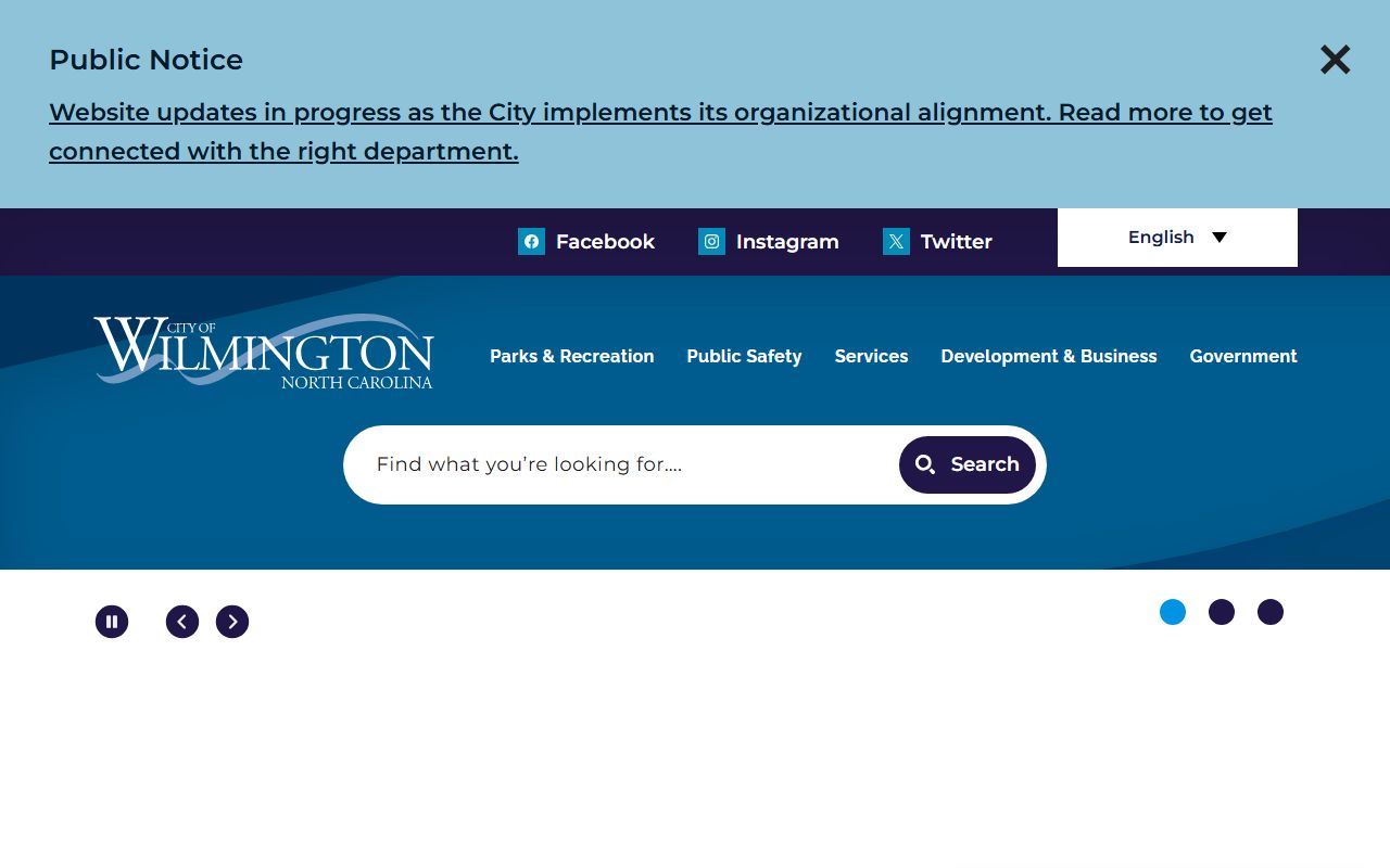 City of Wilmington property tax records resource page