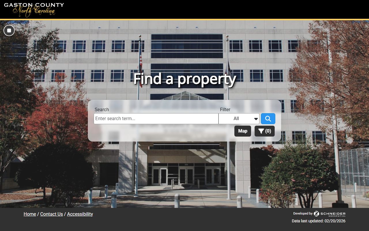 Gaston County online property search for tax records