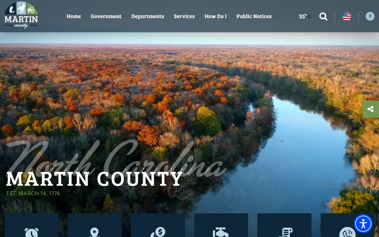 Martin County government website for property tax records