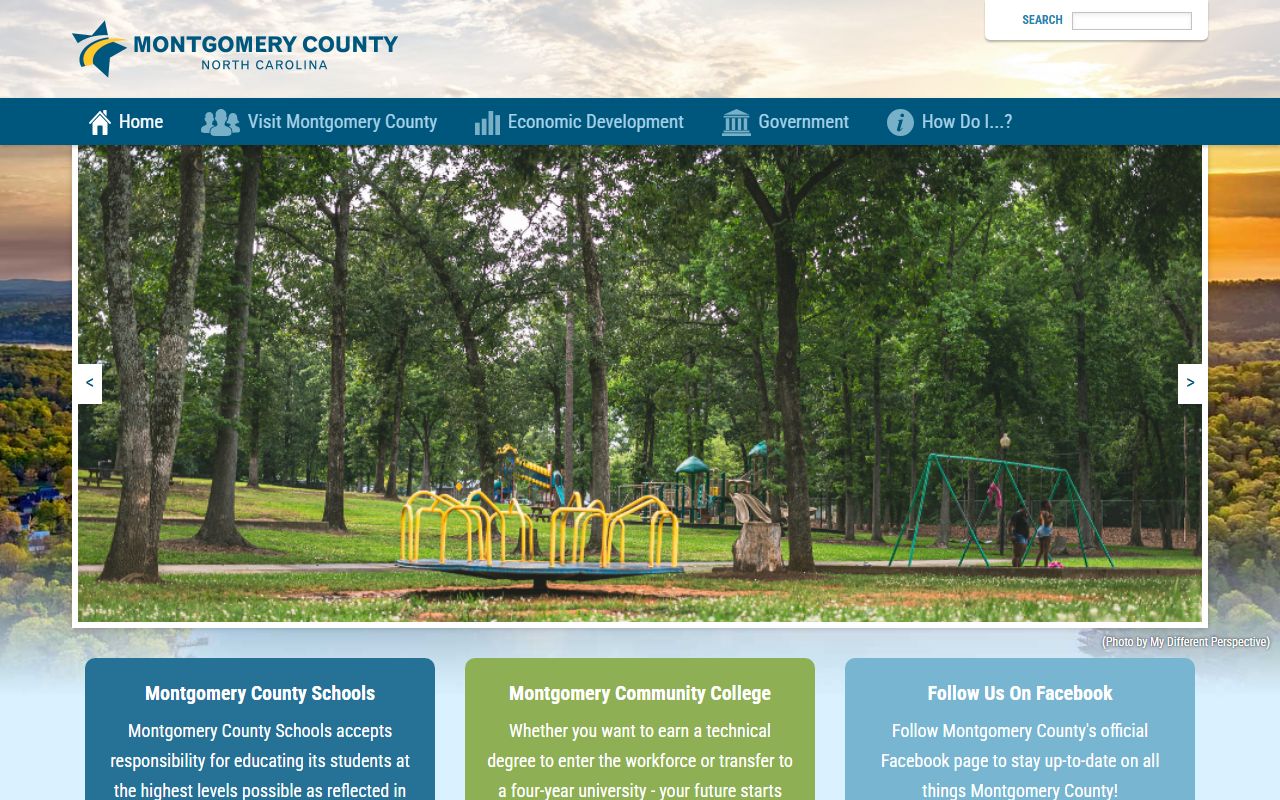 Montgomery County government website for property tax records